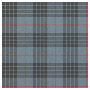 MacKay Blue Tartan Kariertes schottisches Muster Stoff