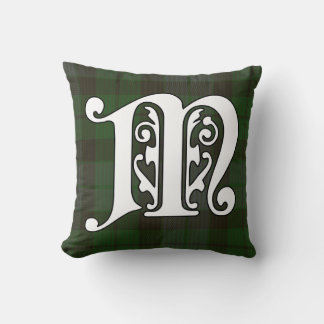 MacKay Clan Tartan Monogram Kissen