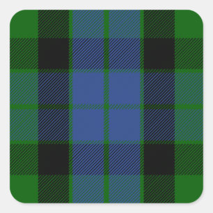 MacKay Clan Tartan Quadratischer Aufkleber
