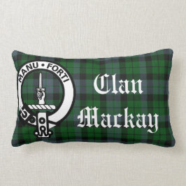 Mackay Crest Badge and Tartan Lendenkissen