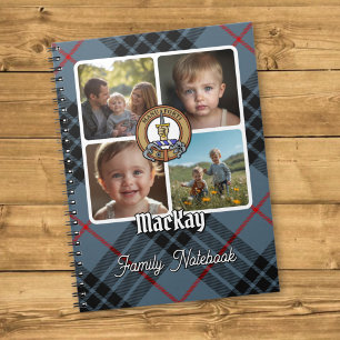 MacKay-Familien-Fotocollage Notizblock