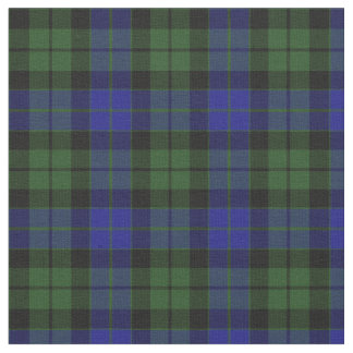 MacKay Green Scottish Clan Tartan Kariert Stoff