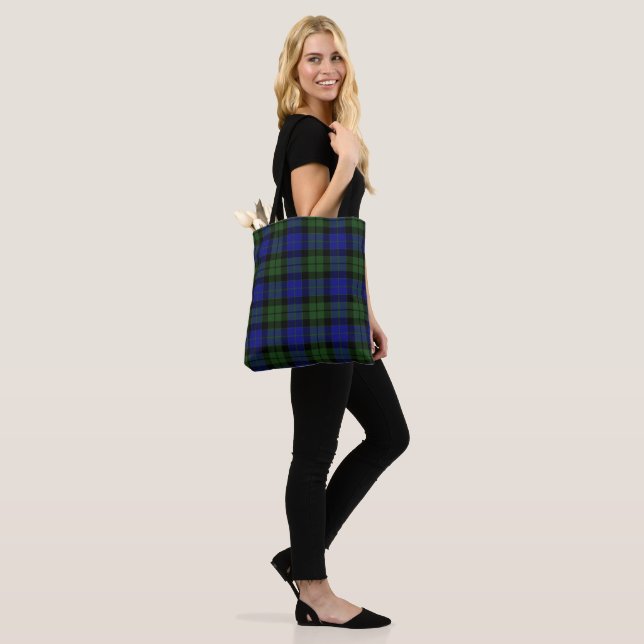 MacKay Green Scottish Clan Tartan Kariert Tasche (Am Model)