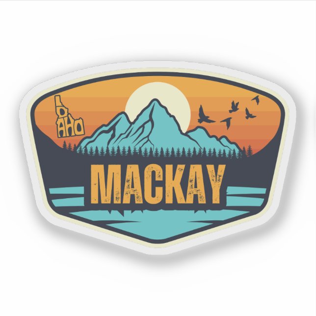 Mackay, Idaho Aufkleber (Vorderseite)