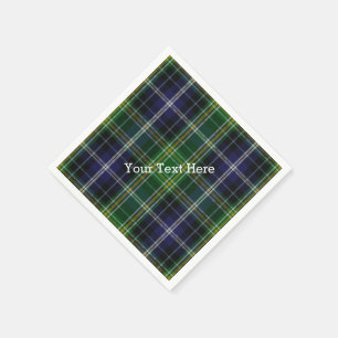 MacKellar Tartan-karierte Papierservietten