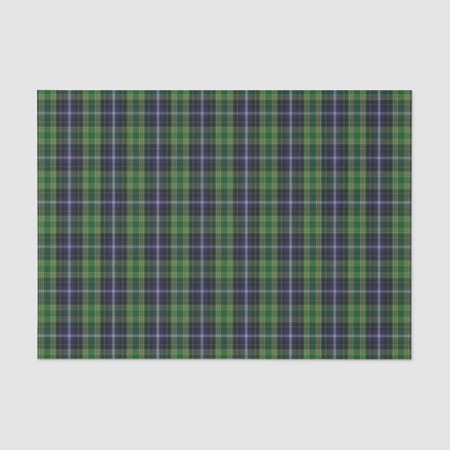 MacKellar Tartan-kariertes Seidenpapier (Vorderseite)