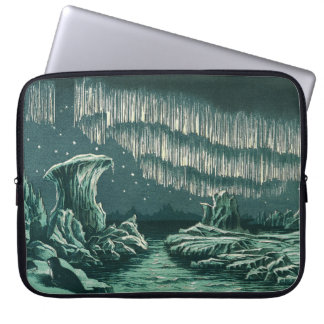 MacKenzie - Aurora Borealis in hohen Breiten Laptopschutzhülle