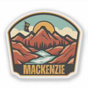 Mackenzie, British Columbia Aufkleber