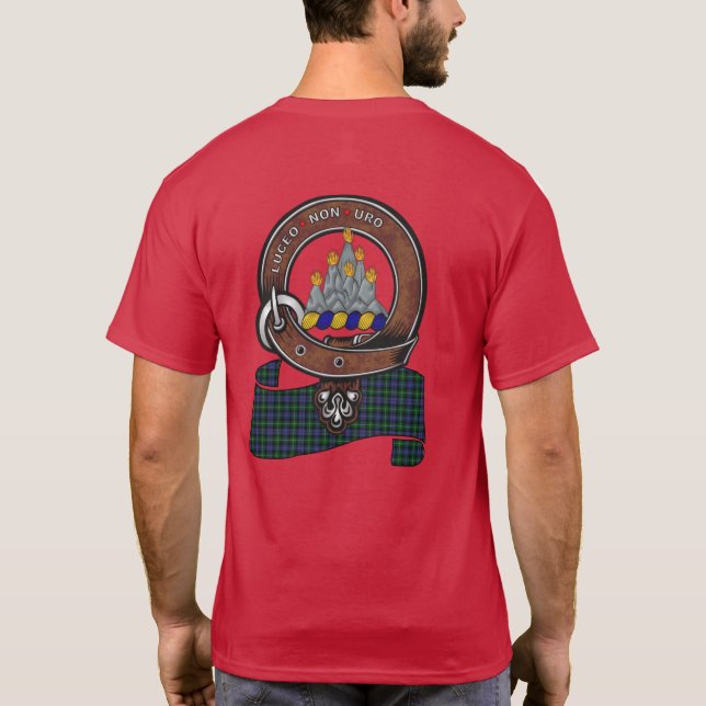 MacKenzie Clan Abzeichen Adult T-Shirt (Rückseite)