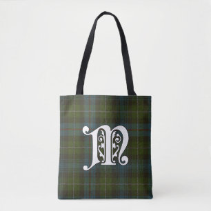 MacKenzie Clan Tartan Monogram Tasche