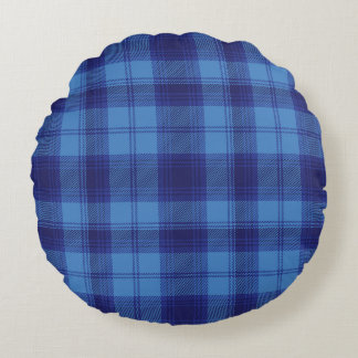 Mackenzie purple tartan Christmas Scottish Scotla Rundes Kissen