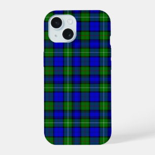 MacKenzie-Tartan blau-grün kariert iPhone 15 Hülle