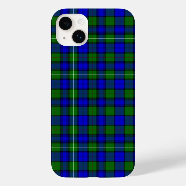 MacKenzie tartan blau kariert Case-Mate iPhone 14 Plus Hülle (Rückseite)