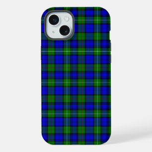 MacKenzie tartan blau kariert iPhone 15 Plus Hülle