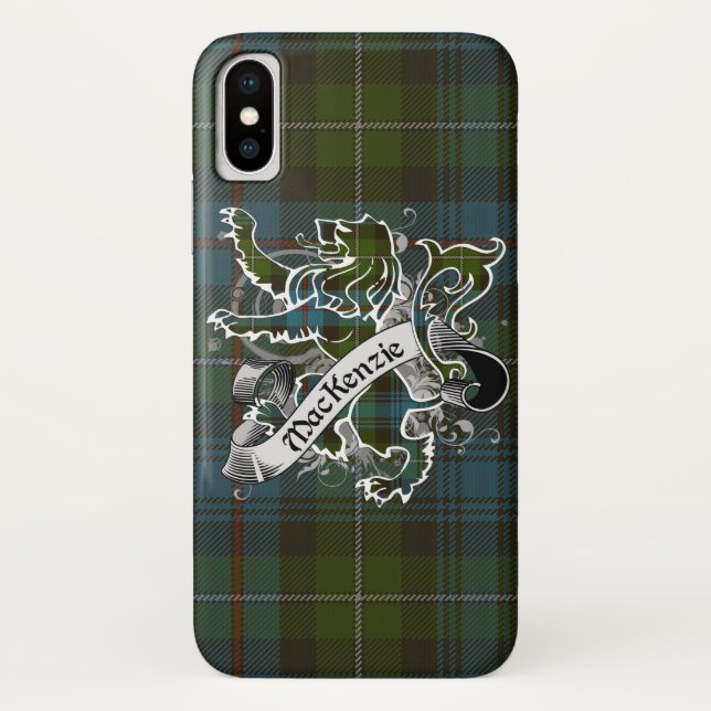 MacKenzie Tartan Lion Case-Mate iPhone Hülle (Rückseite)