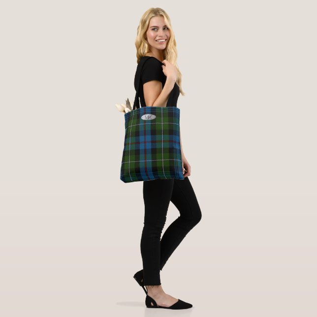 MACKENZIE TARTAN Mit Monogramm Tasche für sie (Am Model)