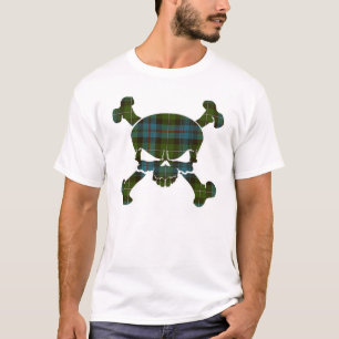MacKenzie Tartan Skull No Banner T-Shirt