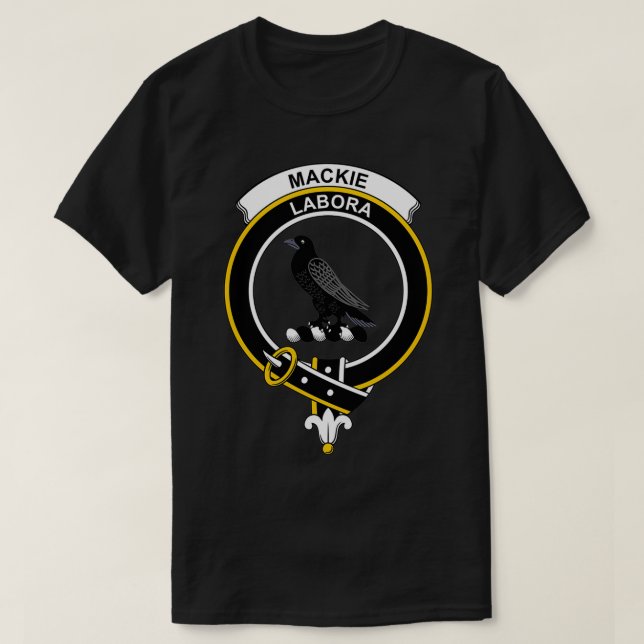 MacKie Crest Tartan Clan Scottish Clan T-Shirt (Design vorne)