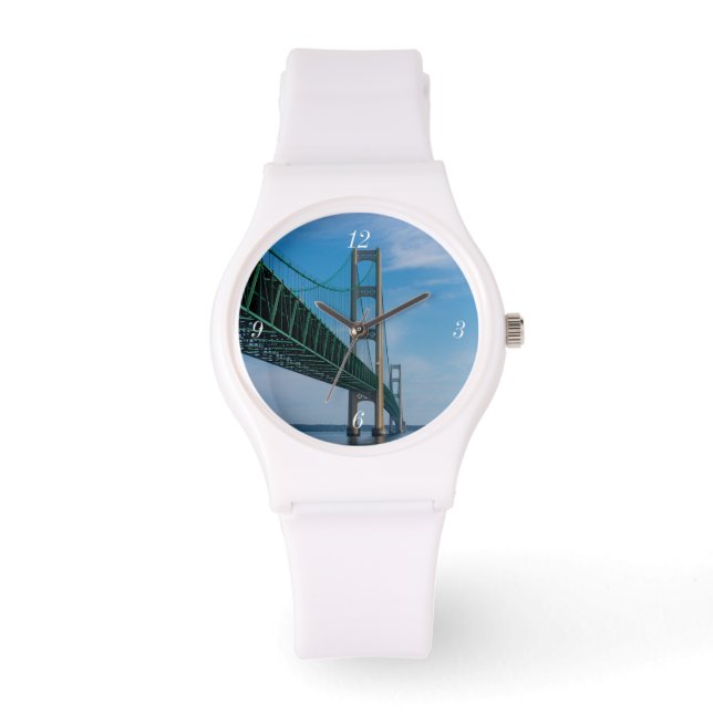 Mackinac Bridge Armbanduhr (Vorderseite)