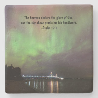 Mackinac Bridge Aurora Untersetzer