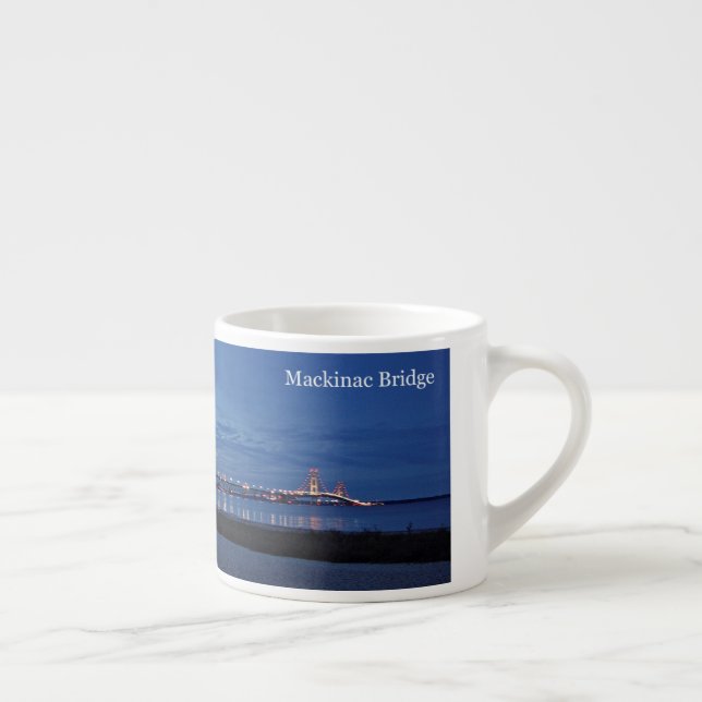 Mackinac Bridge Dusk Espresso Tasse (Rechts)