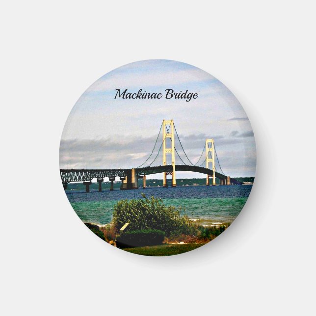 Mackinac Bridge, Mackinac Island Magnet (Vorne)