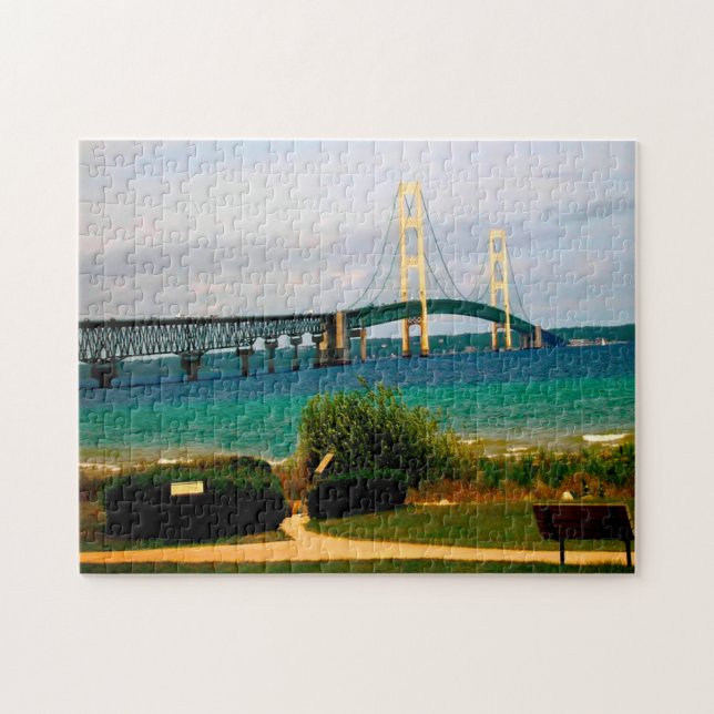 Mackinac Bridge Michigan. (Horizontal)