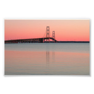 Mackinac Bridge, Michigan Fotodruck