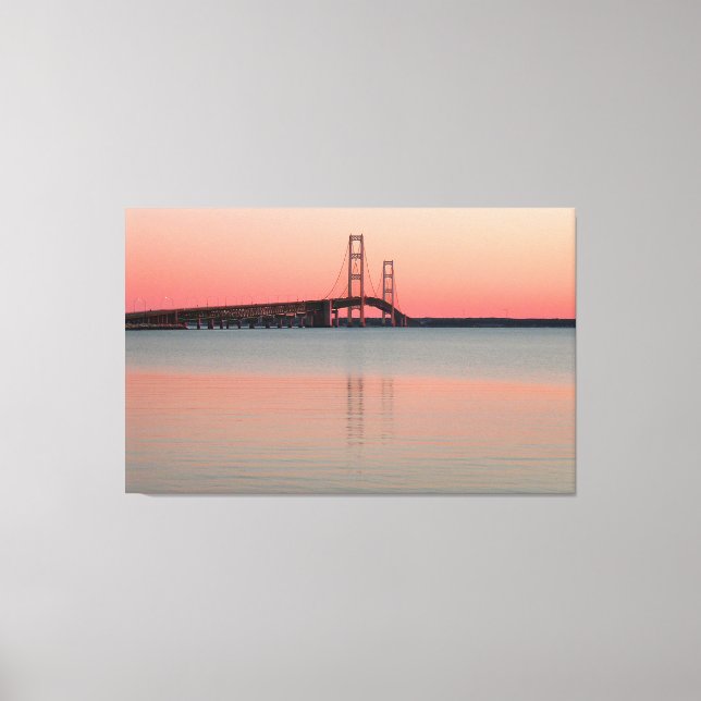 Mackinac Bridge, Michigan Leinwanddruck (Vorderseite)