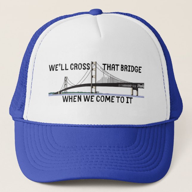 Mackinac-Bridge Truckerkappe (Vorderseite)