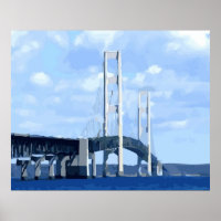 Mackinac Bridge Vector