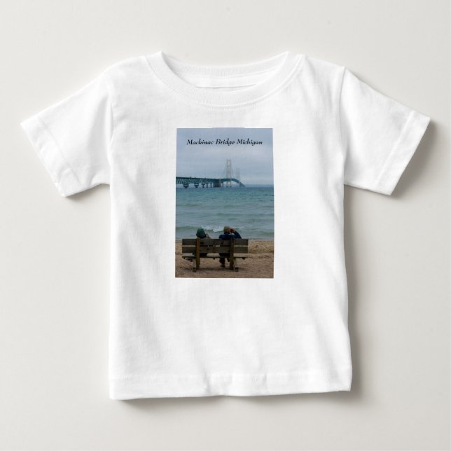 Mackinac-Brücke ansehen Baby T-shirt (Vorderseite)