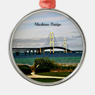 Mackinac-Brücke, Mackinac-Insel Ornament Aus Metall