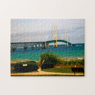 Mackinac-Brücke Michigan.