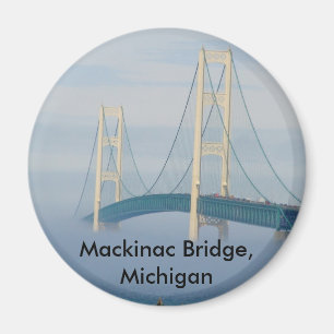Mackinac Brücke, Michigan Magnet