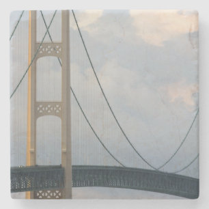 Mackinac-Brücke, Michigan, USA Steinuntersetzer