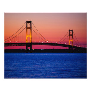 Mackinac Brücken-Foto Fotodruck