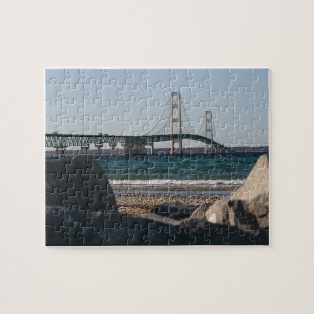 Mackinac Brücken-Puzzlespiel (Horizontal)