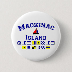 Mackinac Insel Button