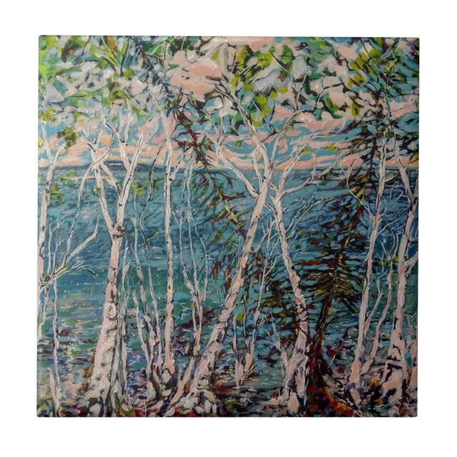 Mackinac Insel Fliese (Vorderseite)
