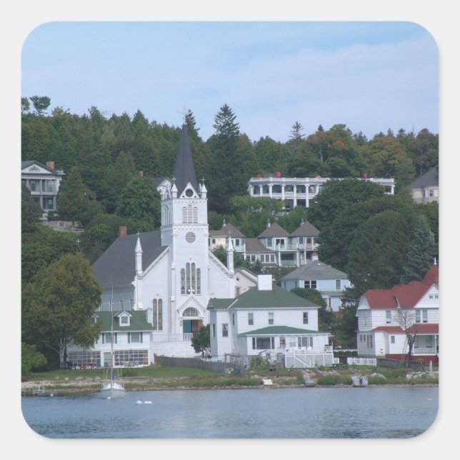 Mackinac Island Aufkleber (Vorderseite)