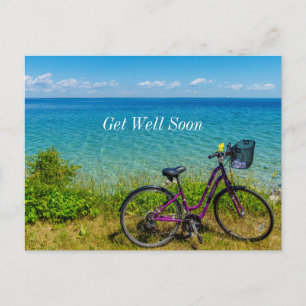 Mackinac Island Bike bald wieder gut Postkarte