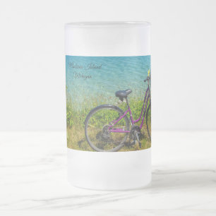 Mackinac Island Bike Mattierte Tasse