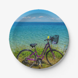 Mackinac Island Bike Pappteller
