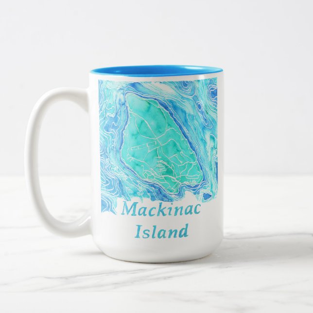 Mackinac Island Coffee Mug (Gauche)