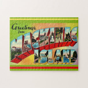 Mackinac Island Greetings Postcard