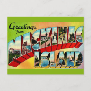 Mackinac Island Grußkarte Postkarte