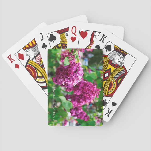 Mackinac Island Lilac Spielkarten (Rückseite)