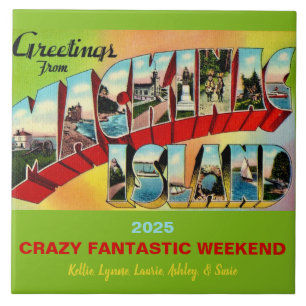 Mackinac Island Memory Fliese