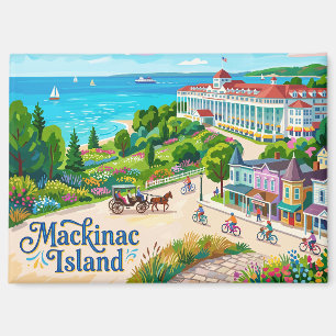 Mackinac Island Michigan Magnet